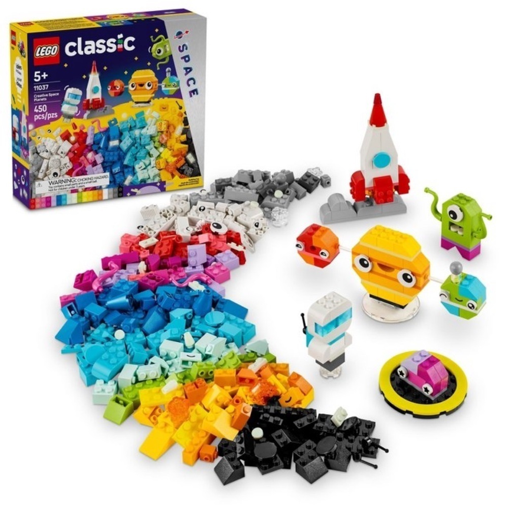 NIB sealed LEGO Classic Creative Space Planets
Aliens and Rocket Ship Toy 11037